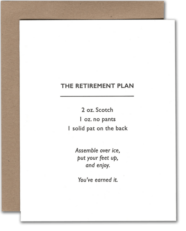 Retirement Plan Card - DIGS