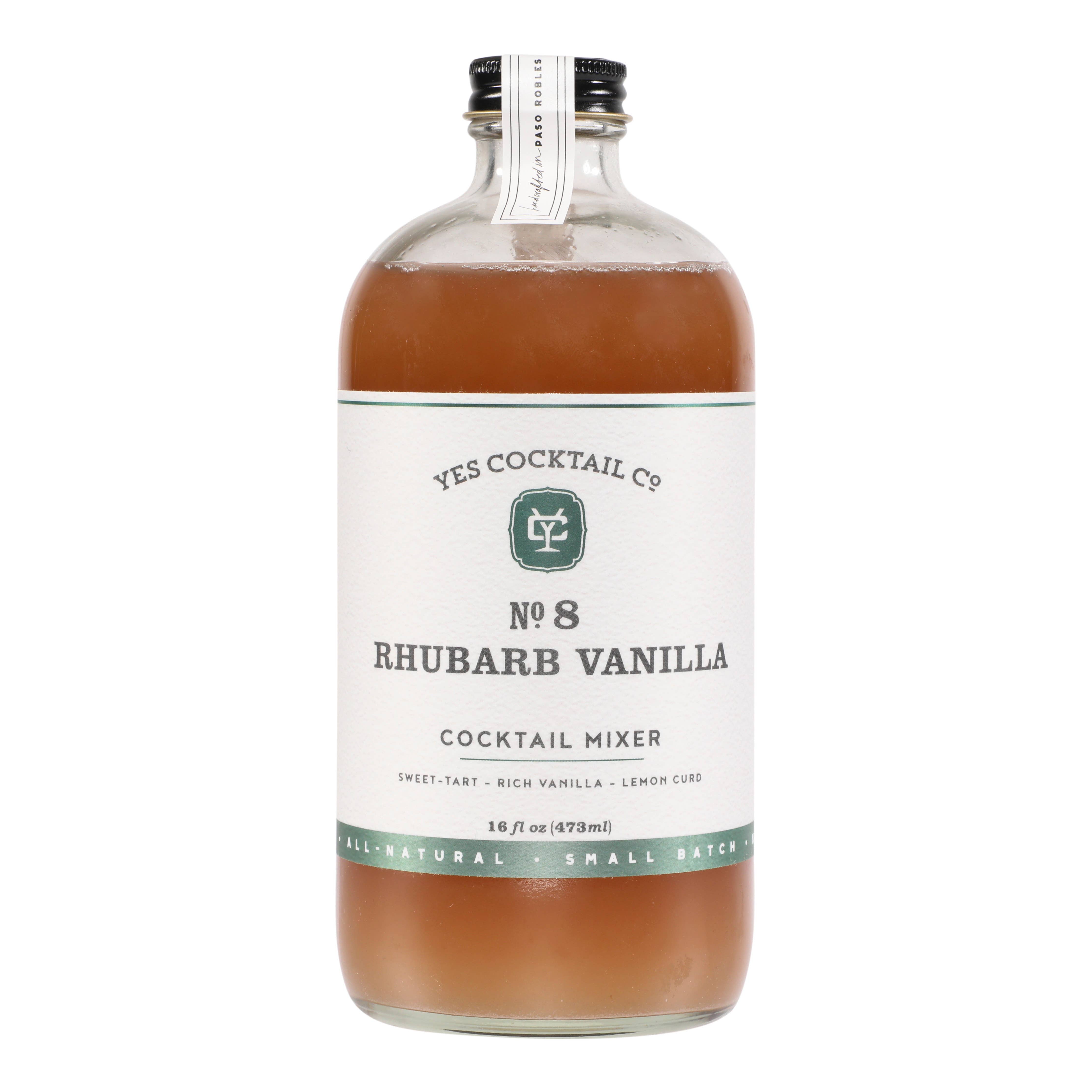 Rhubarb Vanilla Cocktail Mixer - DIGS