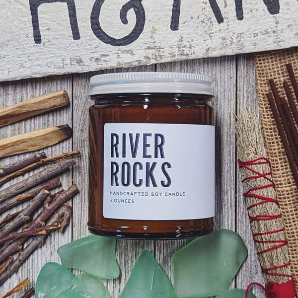 River Rocks Soy Candle - DIGS