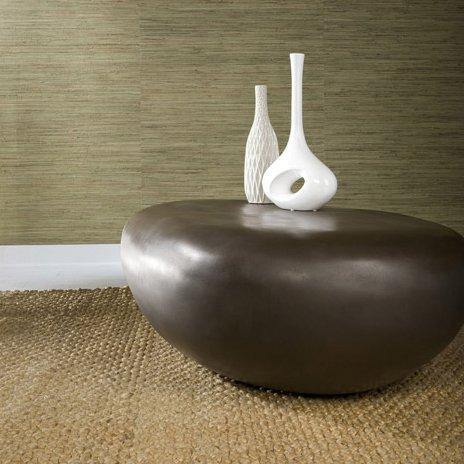 River Stone Cocktail Table, Bronze - DIGS