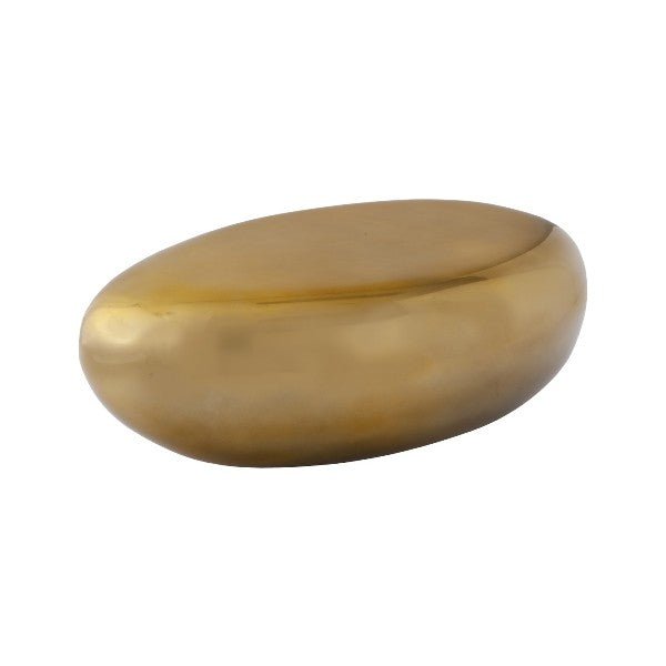 River Stone Cocktail Table, Liquid Gold - DIGS