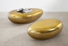 River Stone Cocktail Table, Liquid Gold - DIGS