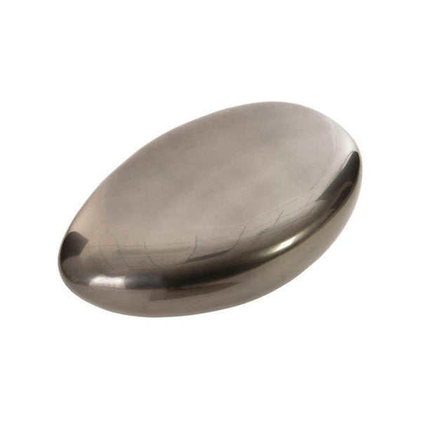 River Stone Cocktail Table, Liquid Silver - DIGS