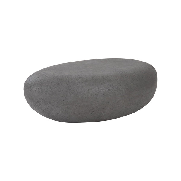 River Stone Coffee Table, Charcoal - DIGS