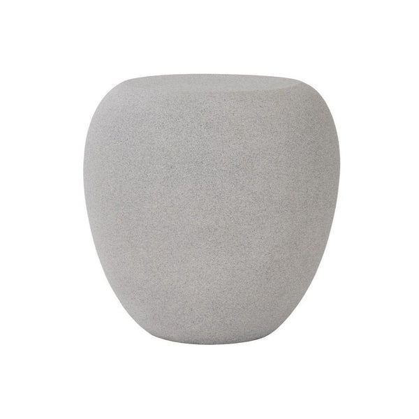 River Stone Side Table, Dark Granite - DIGS