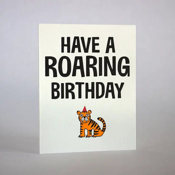 Roaring Birthday Card - DIGS