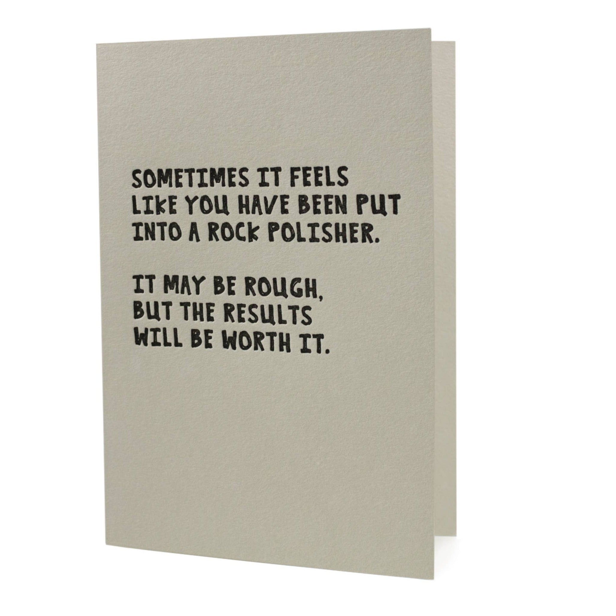 Rock Polisher Card - DIGS