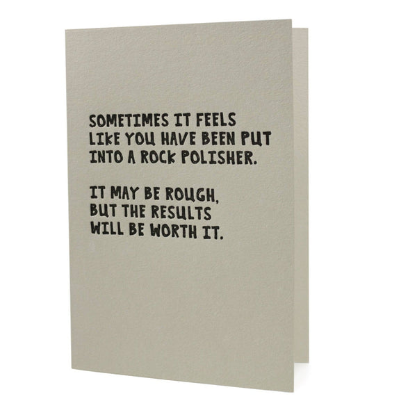 Rock Polisher Card - DIGS