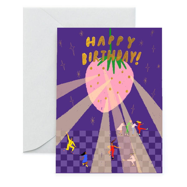 Roller Disco Birthday Card - DIGS