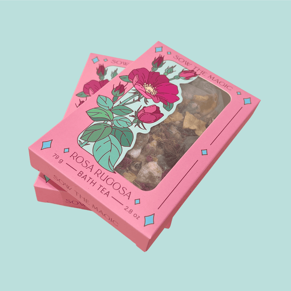 Rosa Rugosa Tarot Botanical Bath Tea - DIGS