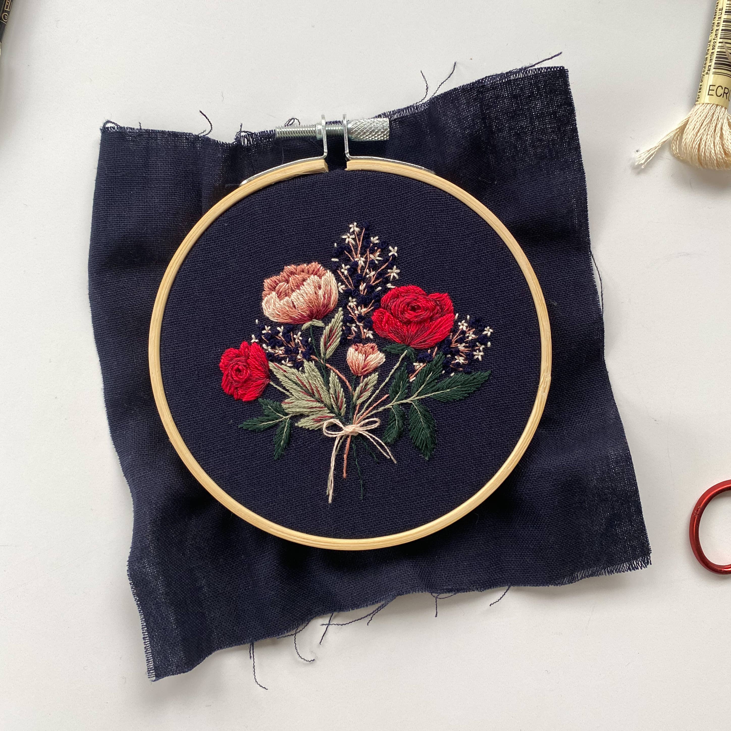 Roses are Red Embroidery Kit - DIGS