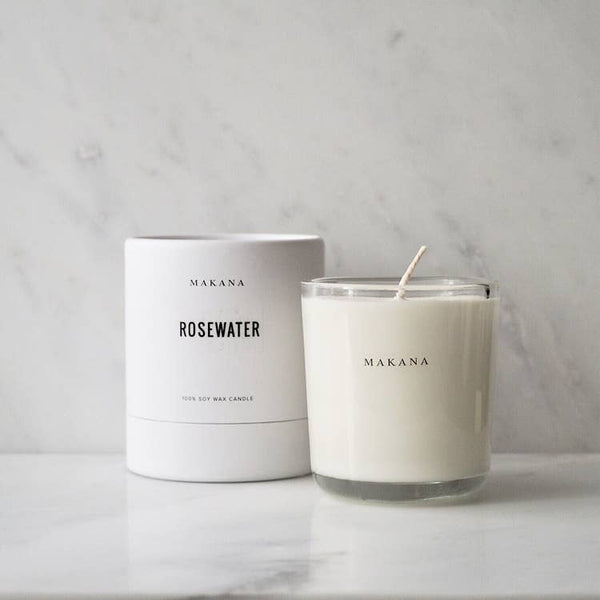 Rosewater Candle