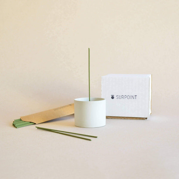 Round Concrete Japanese Incense Burner - DIGS