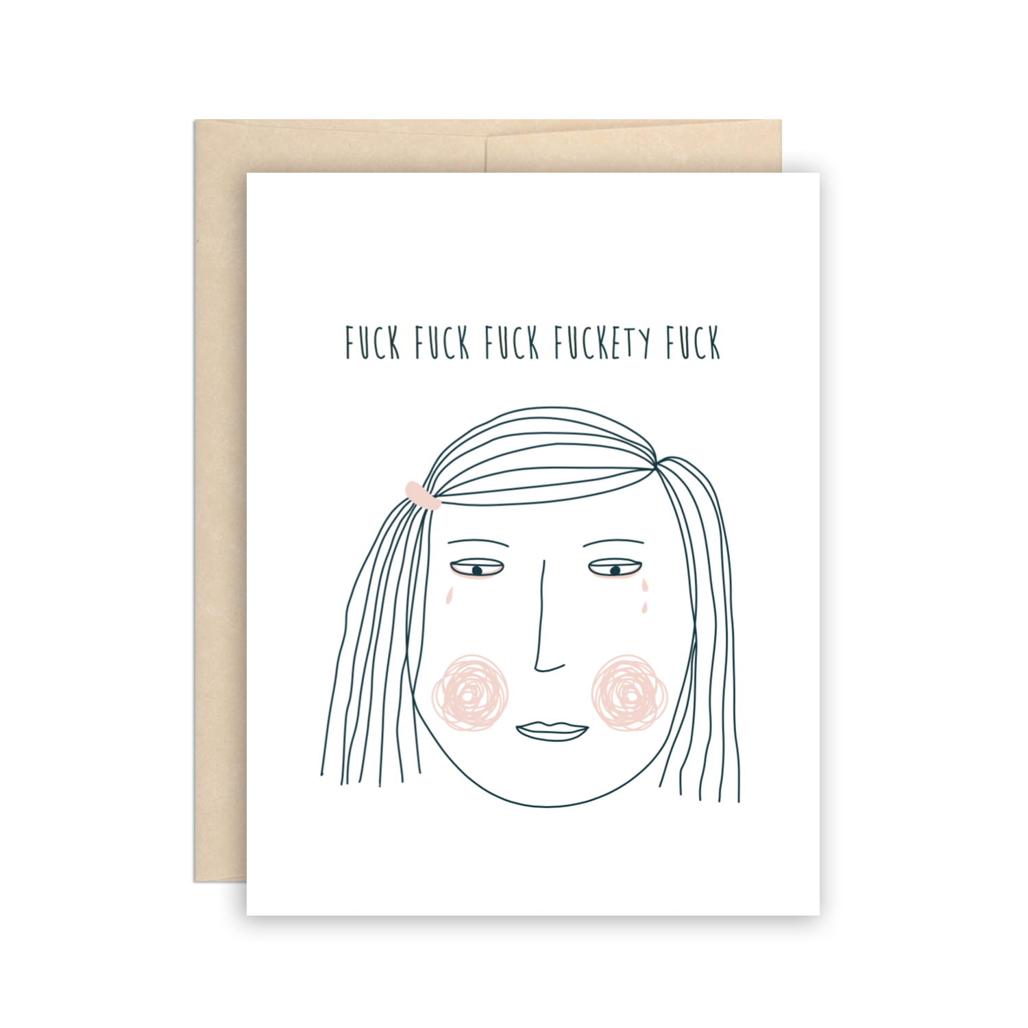 Sad Girl Card