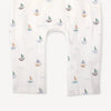 Sailboat Kangaroo Pocket Jumpsuit Organic Muslin - DIGS