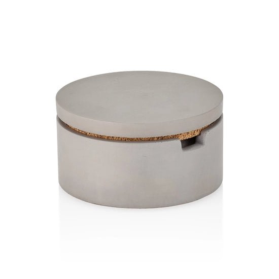 Salt Cellar with Spoon: Grey - DIGS