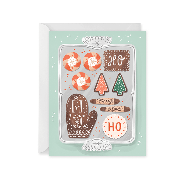 Santa's Cookie Tray Card - DIGS