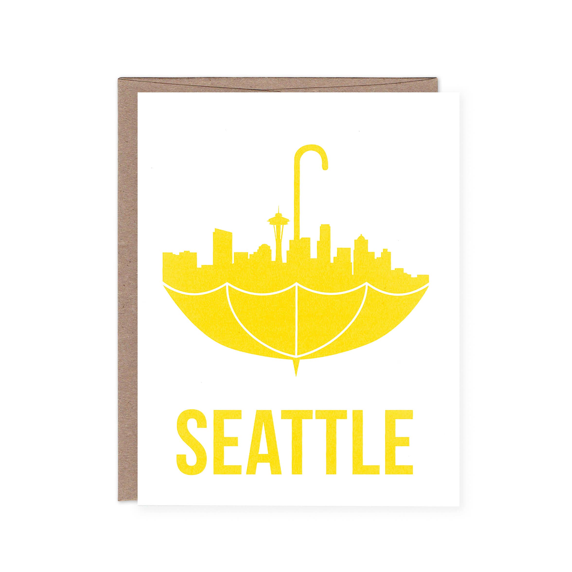 Seattle Umbrella Card - DIGS