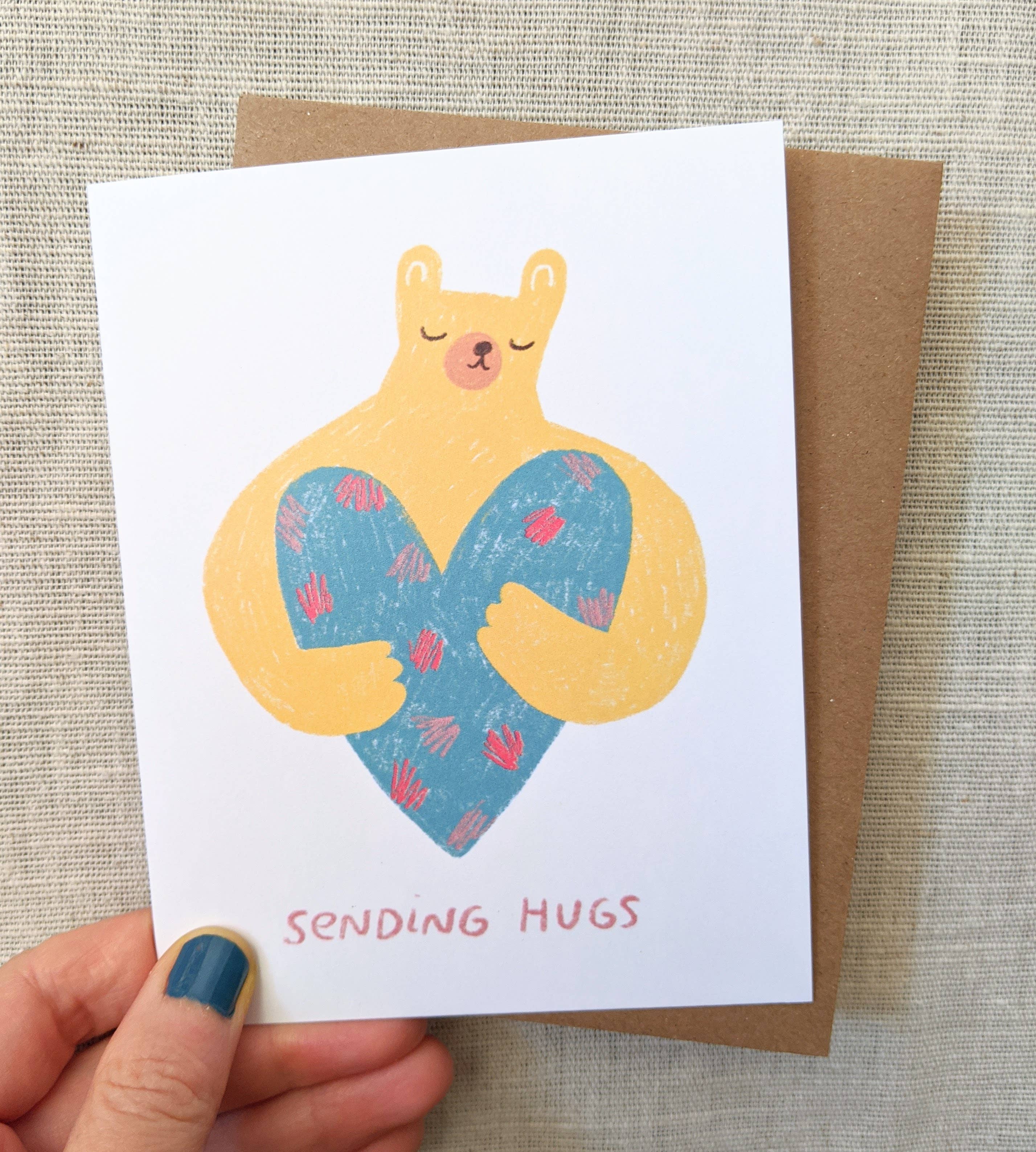 Sending Hugs Card - DIGS