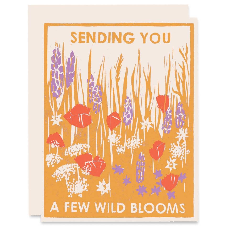 Sending You Wild Blooms Card - DIGS