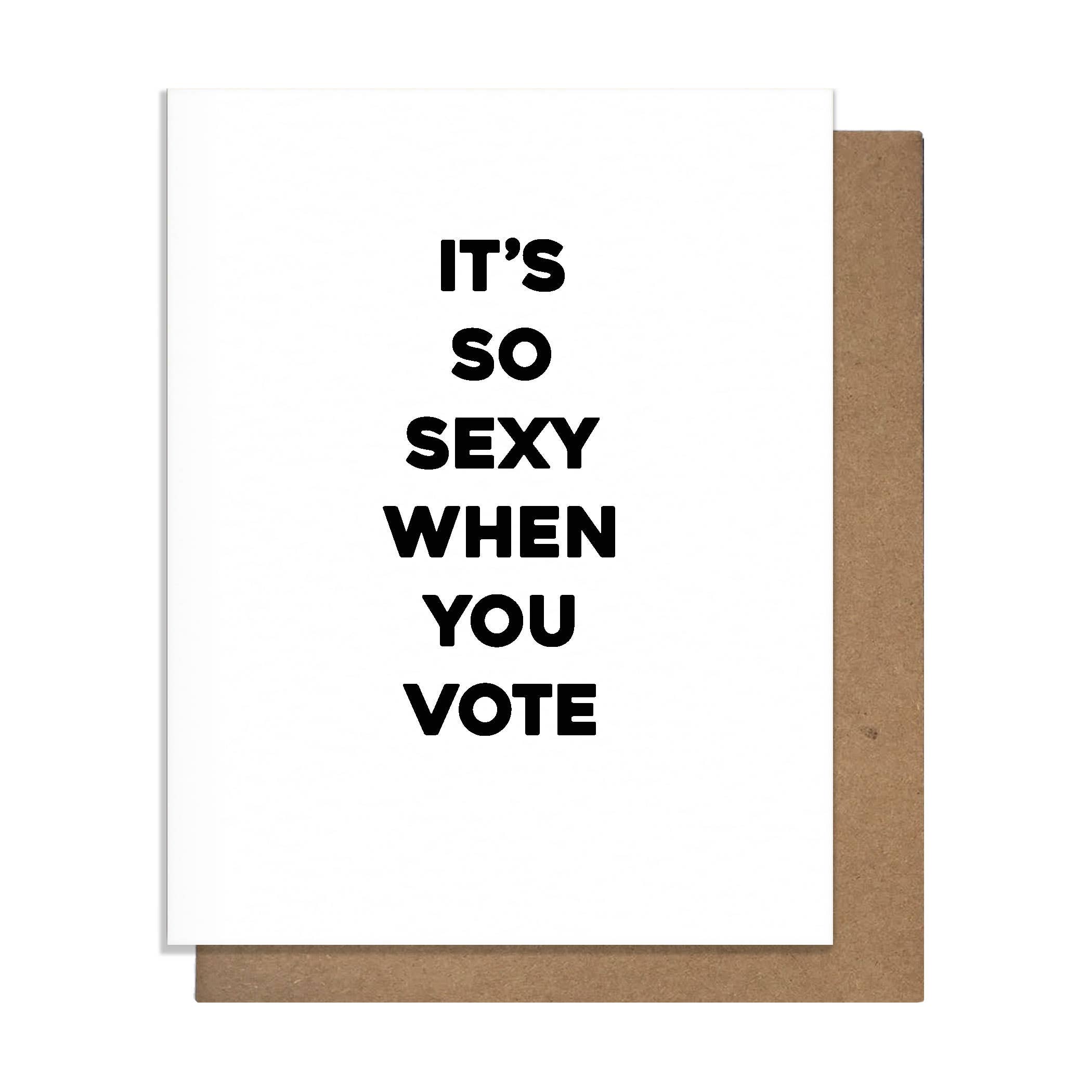 Sexy Vote Card - DIGS
