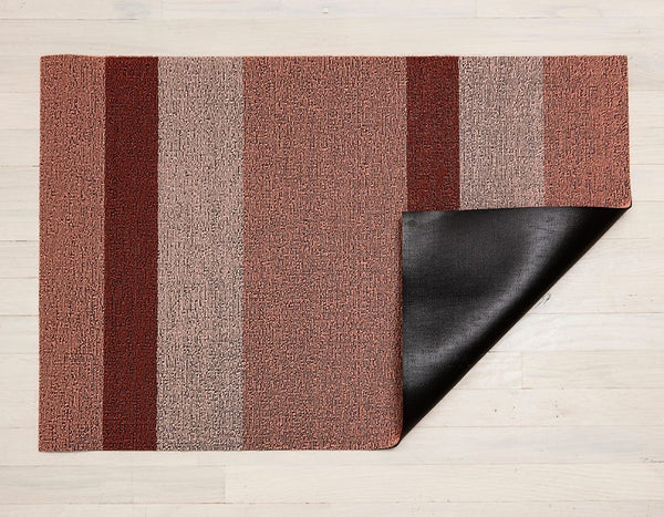 Chilewich Bold Stripe Floor Mat 24" x 36" - Peach