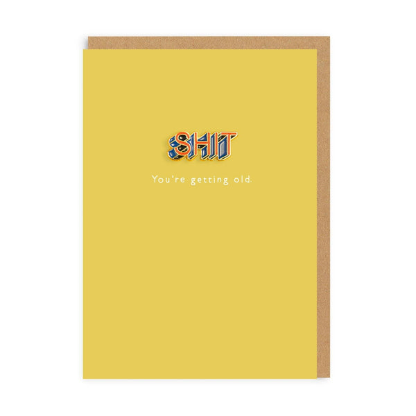 Shit Enamel Pin Card - DIGS