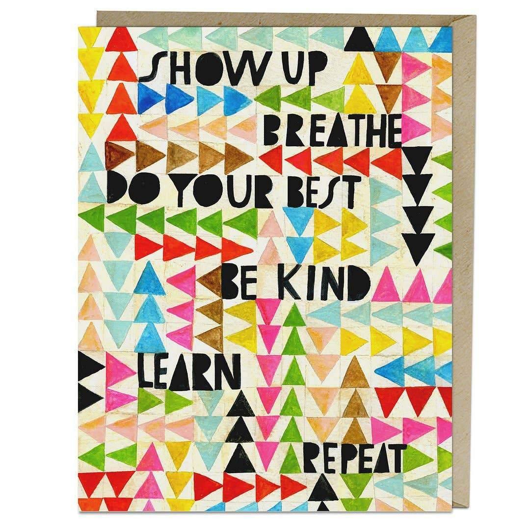 Show Up, Breathe Card - DIGS