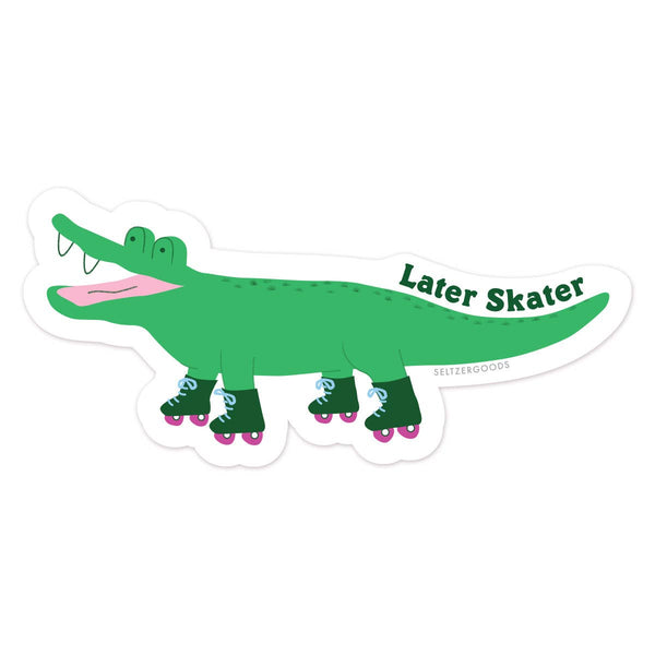 Skater Gator Sticker - DIGS