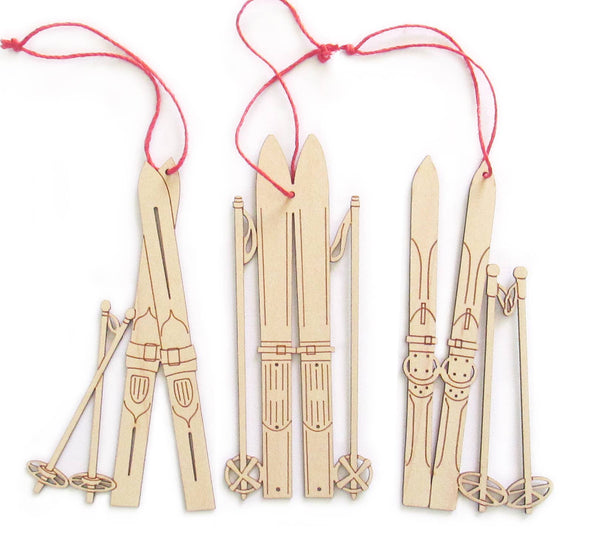 Ski Ornament Set - DIGS