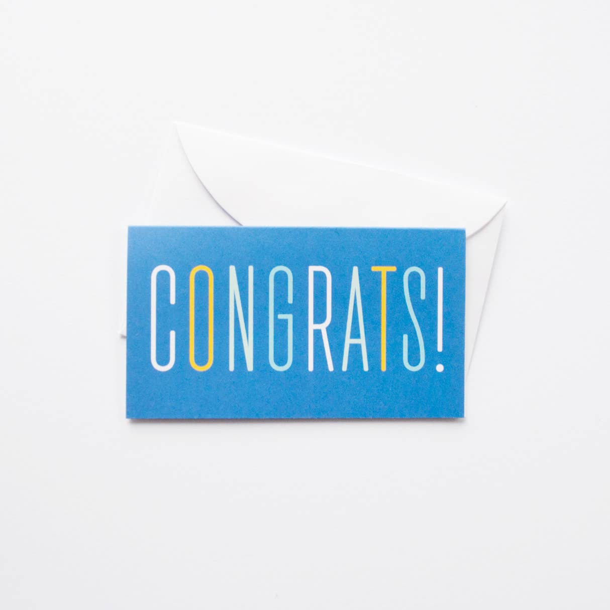 Skinny Congrats Mini Card - DIGS