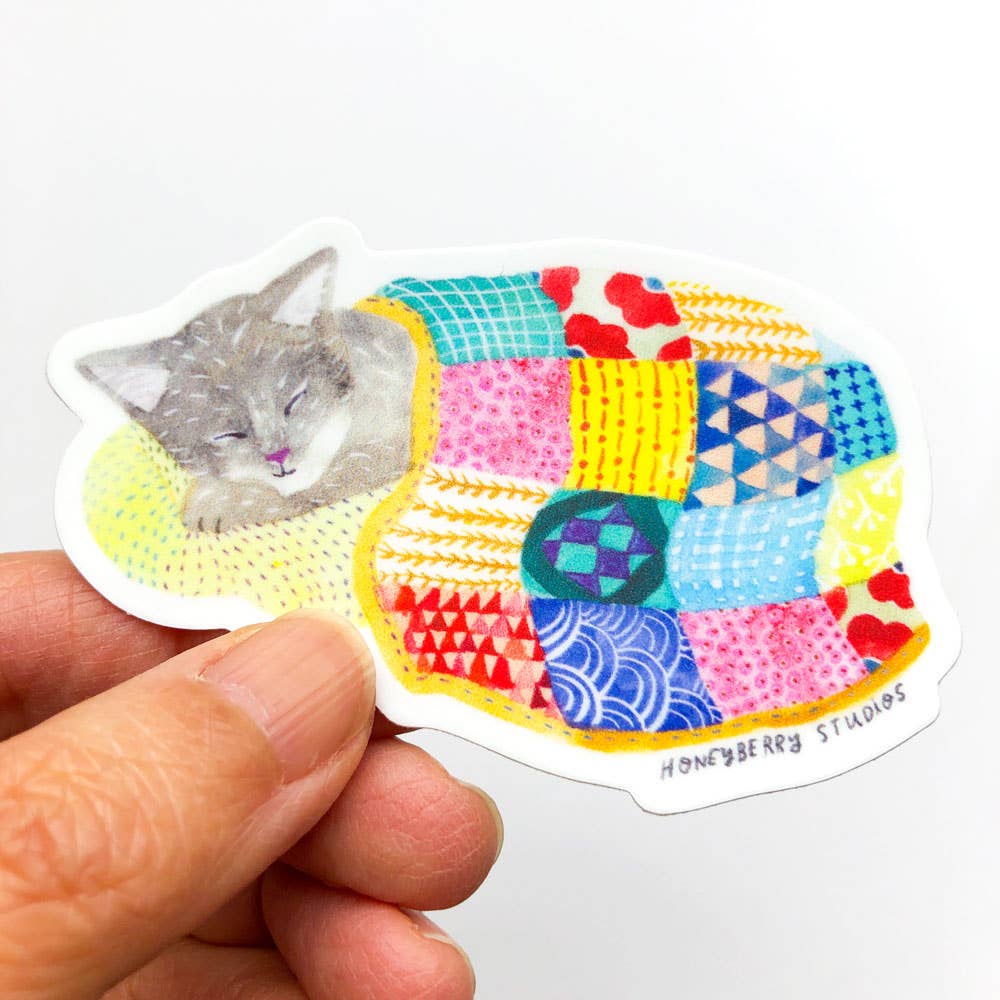 Sleeping Kitty Sticker - DIGS