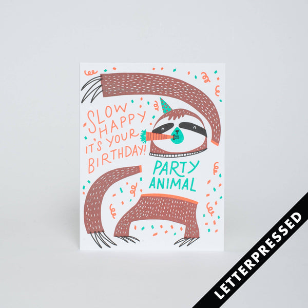 Slow Birthday Card - DIGS