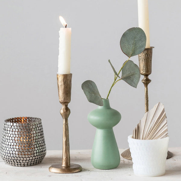 Small Aqua Stoneware Vase - DIGS