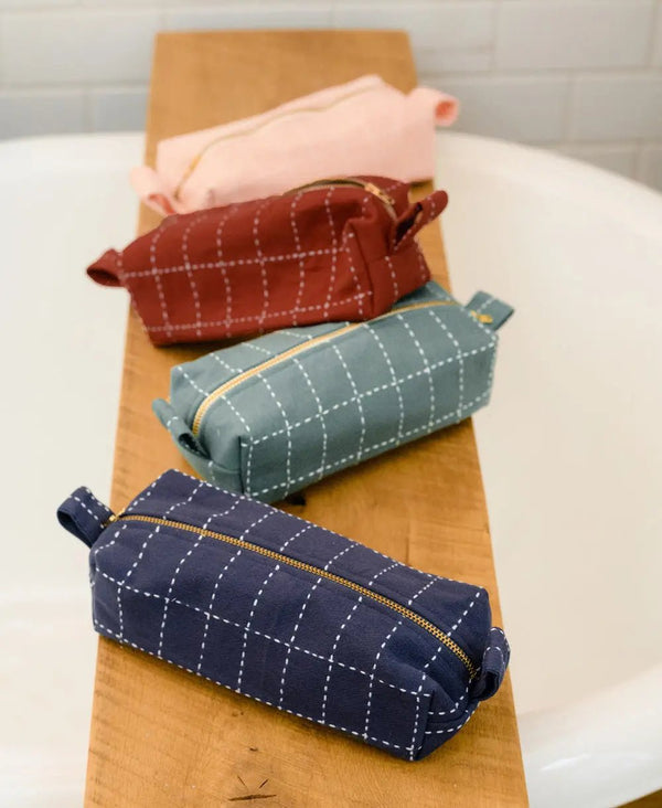 Small Grid - Stitch Toiletry Bag - DIGS