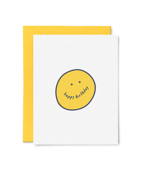 Smiley Birthday Card - DIGS