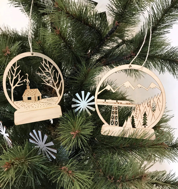 Snow Globes Ornament Set - DIGS