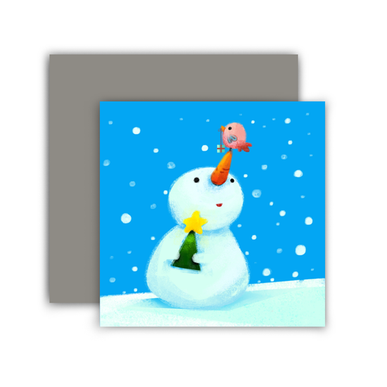 Snowman Christmas Mini Card