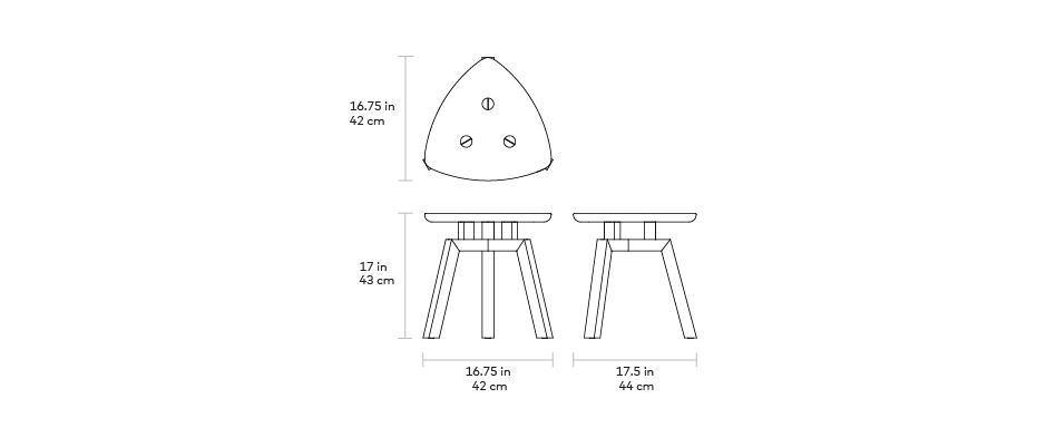 Solana Triangular End Table - DIGS