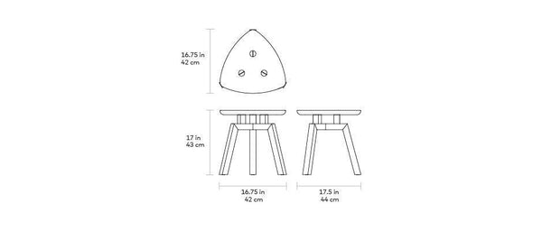 Solana Triangular End Table - DIGS
