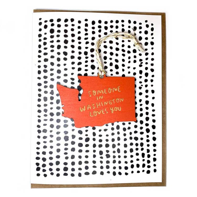 Someone in Washington Loves You Ornament Card - DIGS