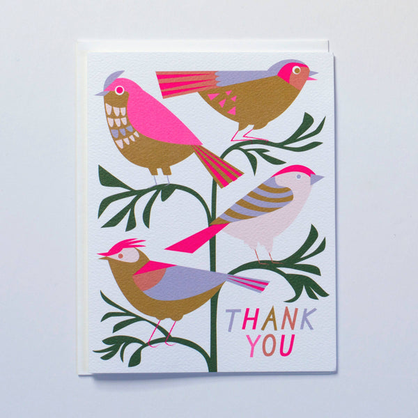 Song Bird Thank You Note Card - DIGS