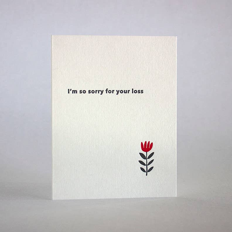 Sorry For Your Loss Card - DIGS