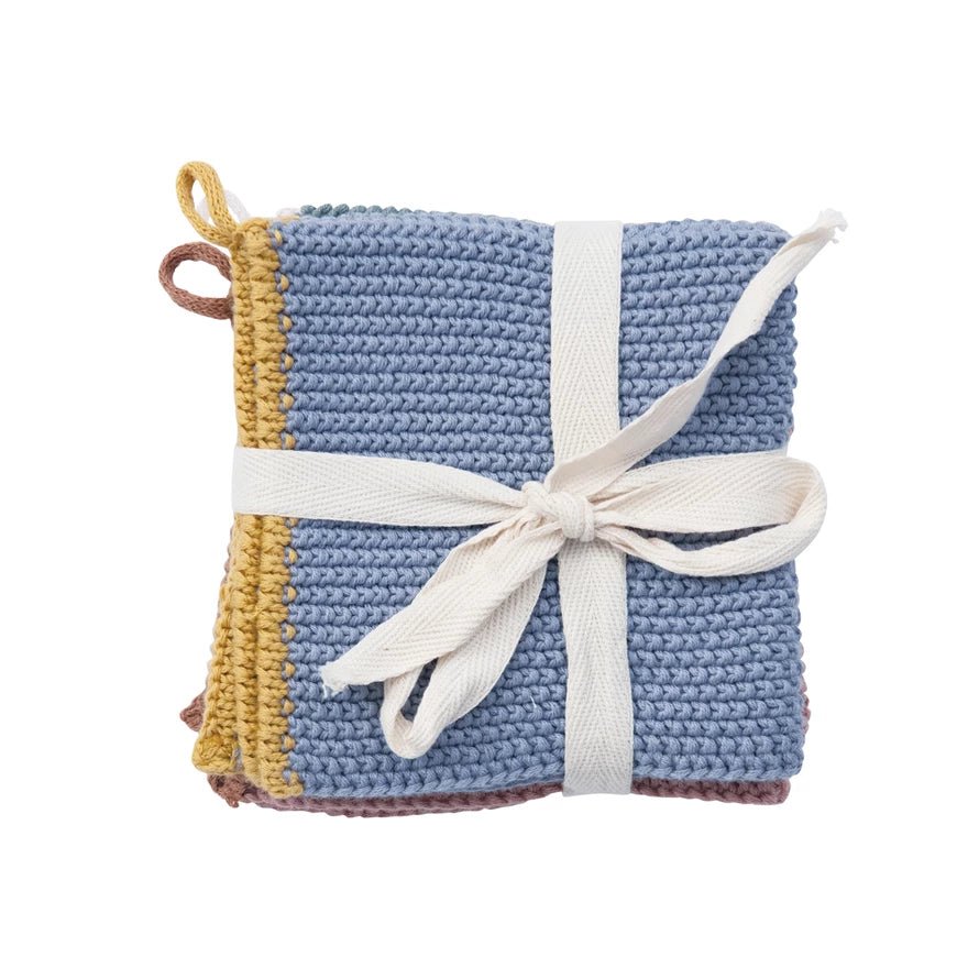 Spring Knit Dish Cloths - DIGS