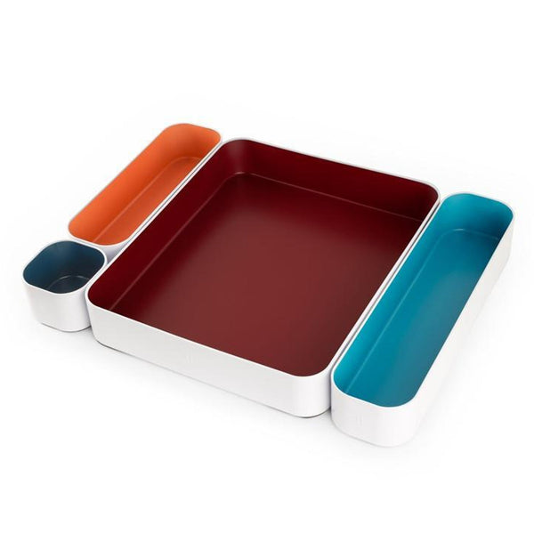 Stacking Bin Set of 4 Sky Blue - DIGS