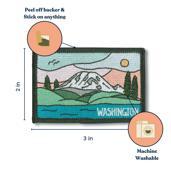 Stick - on Patch: Mt. Rainier - DIGS