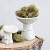 Stoneware Mushroom Pedestal - DIGS