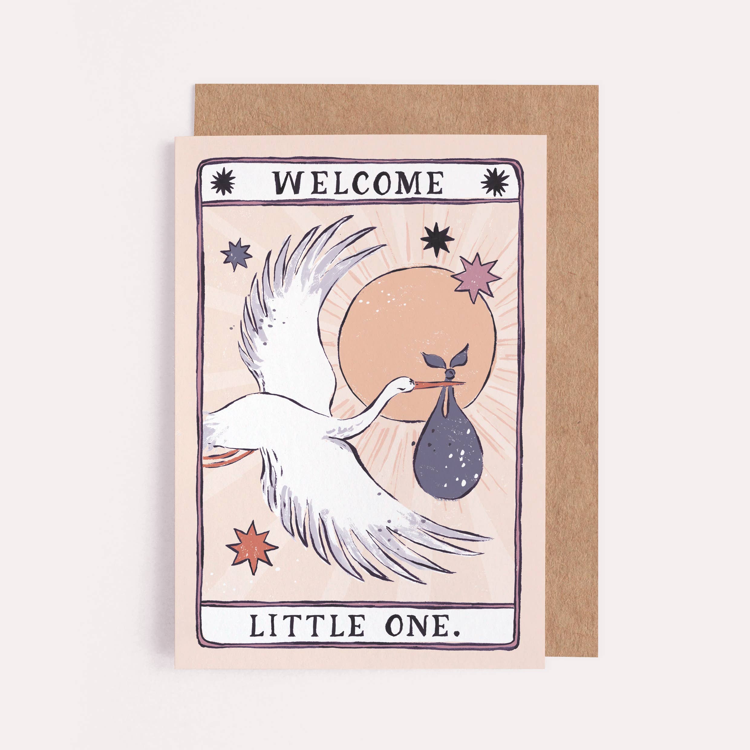 Stork New Baby Card - DIGS