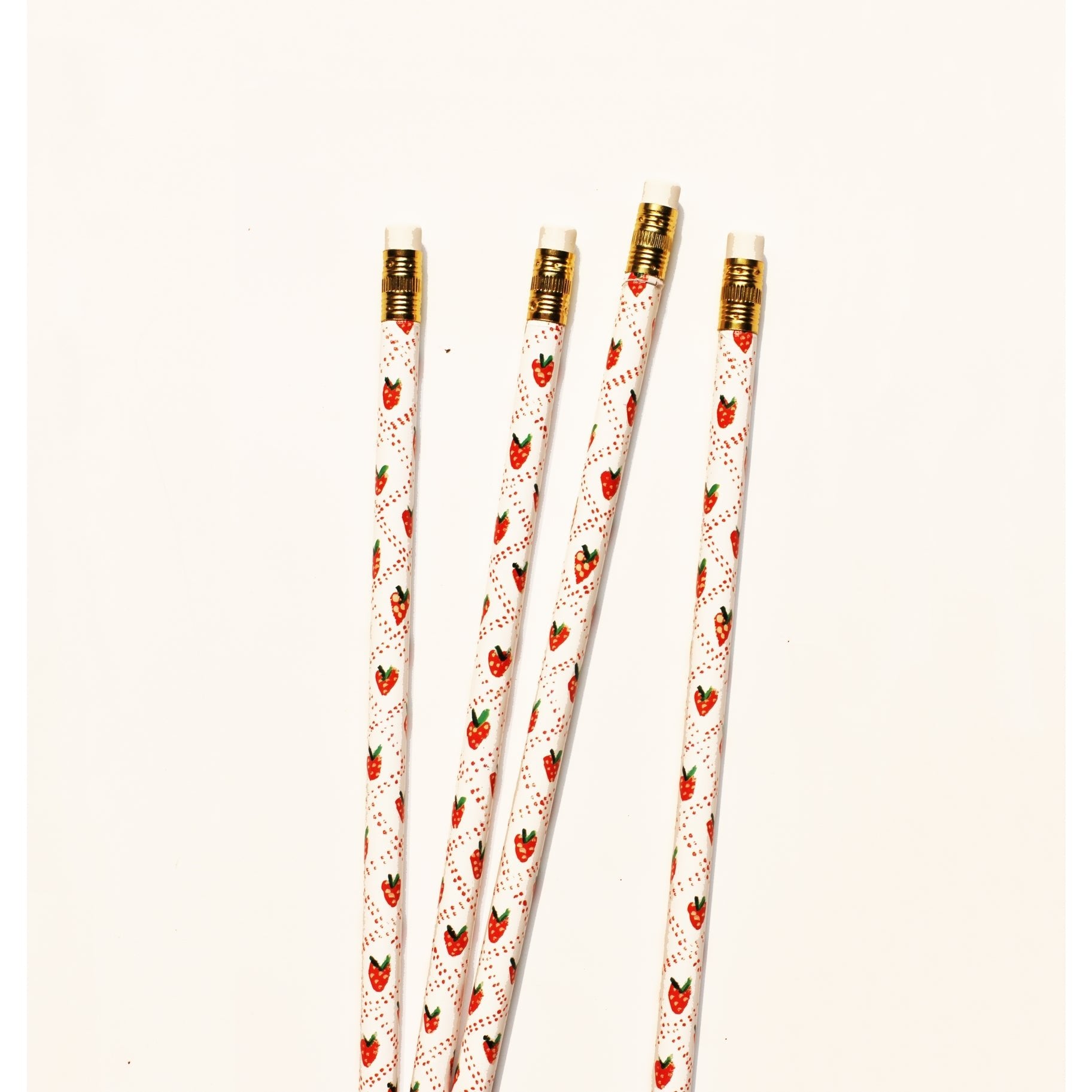 Strawberry Pencils Set - DIGS