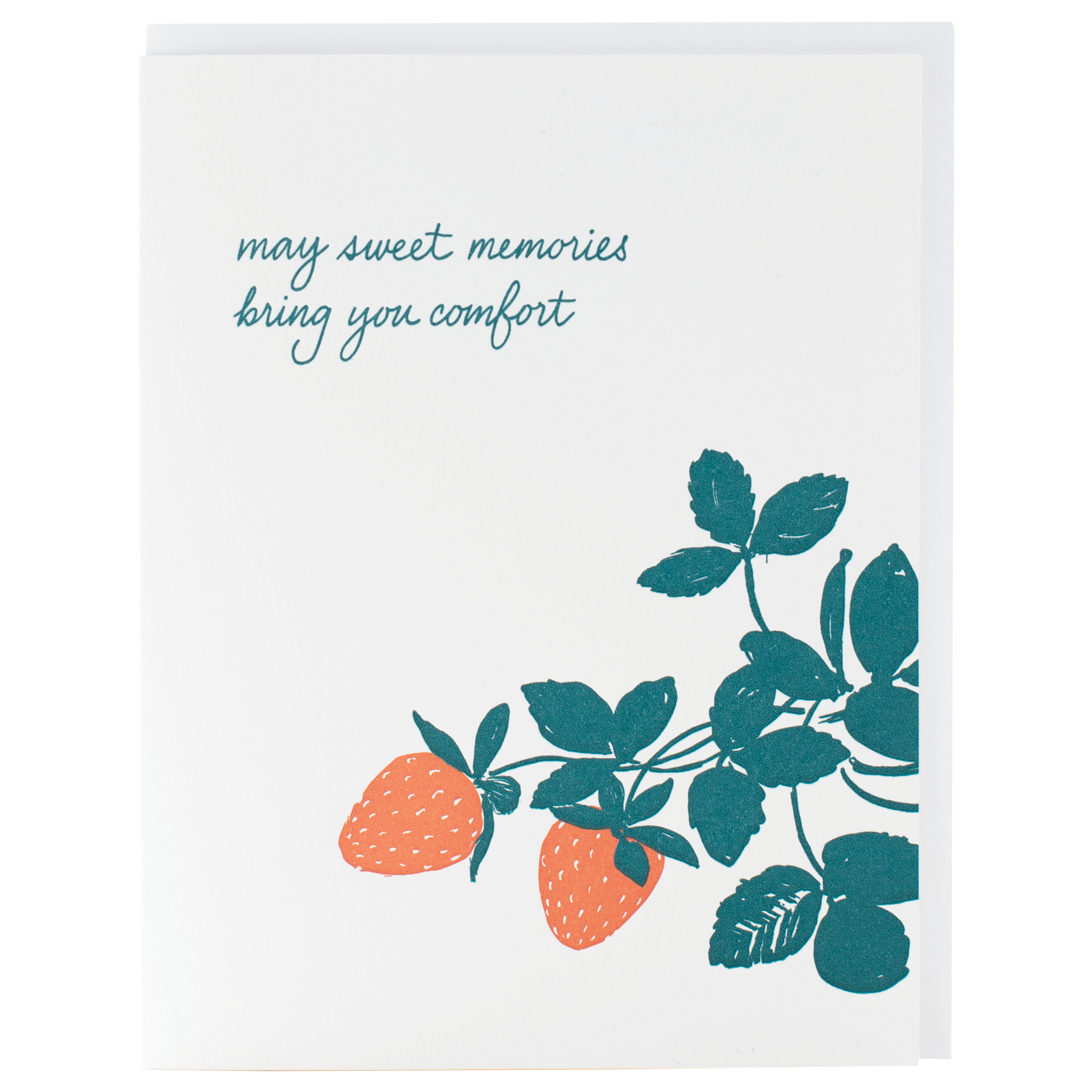 Strawberry Plant Sympathy Card - DIGS